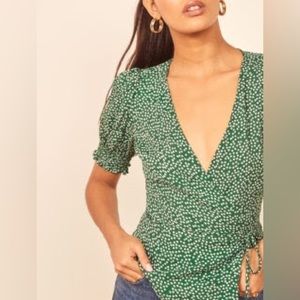 REFORMATION Poire Top - Size XS